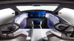 At the 2024 CES, Yanfeng debuted its Electric Vehicle Interior concept.