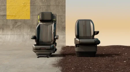 Smart, modular seats for construction and mining by Forvia.