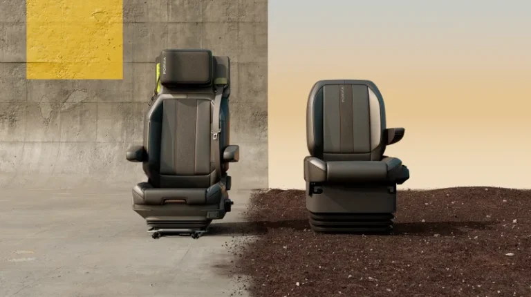 Forvia unveils smart, modular seats for construction and mining industries Smart, modular seats for construction and mining by Forvia.