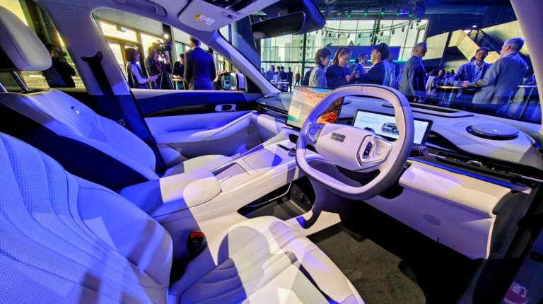 Interview: Steve Stanforth, CMF design chief, Geely Technology Europe UK GEELY EX5 interior.