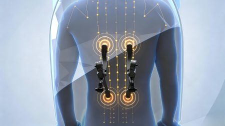 New massage seat from Adient targets greater comfort and fatigue relief Graphic of the human body showing the areas targeted to provide more effective fatigue relief.
