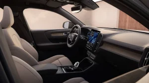 Volvo updates XC40, EX40 and EC40 with new interior and driver assist safety features.